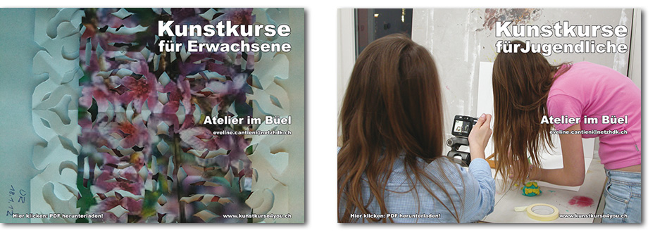 Eveline Cantieni | Kunstkurse für Erwachsene und Jugendliche